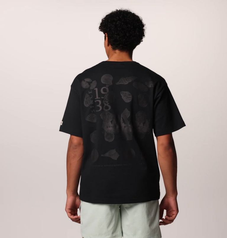 Camiseta estampada Wallowa unisex, Color: Black, Seashells