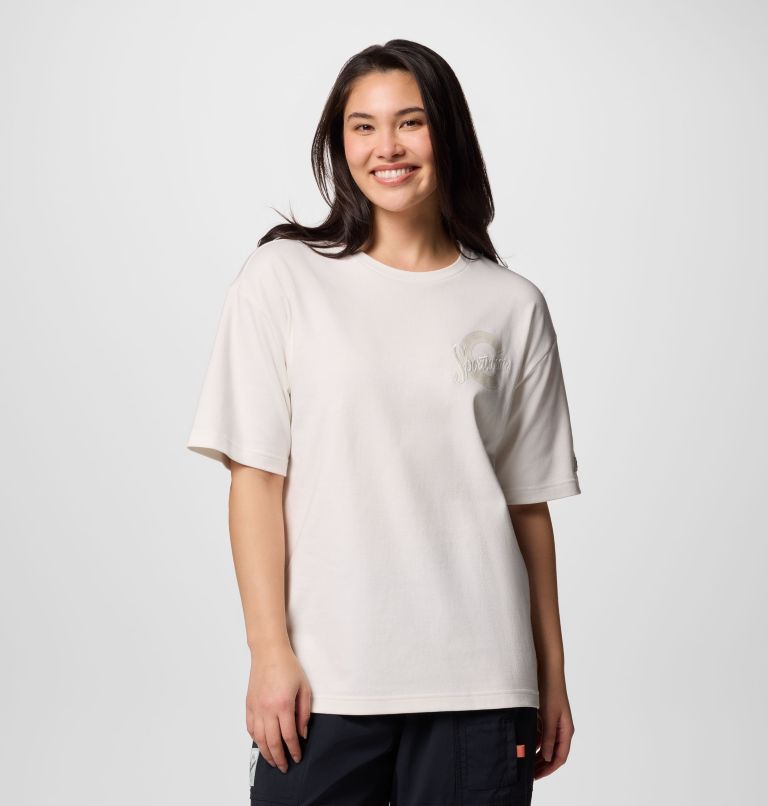 Camiseta estampada Wallowa unisex, Color: Sea Salt, Seashells, image 2