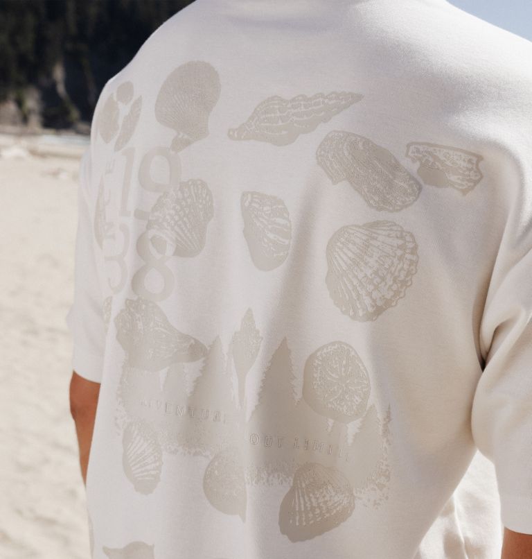 Camiseta estampada Wallowa unisex, Color: Sea Salt, Seashells, image 11