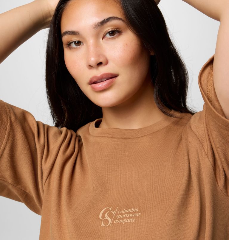 Unisex Wallowa Graphic T-Shirt, Color: Camel Brown, image 6