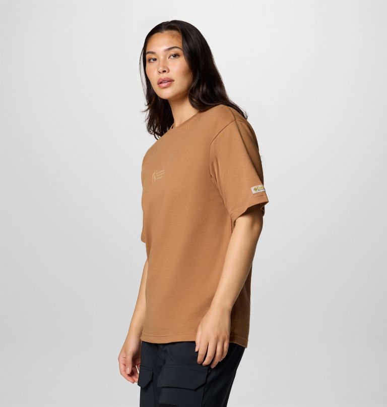 Unisex Wallowa Graphic T-Shirt, Color: Camel Brown, image 8