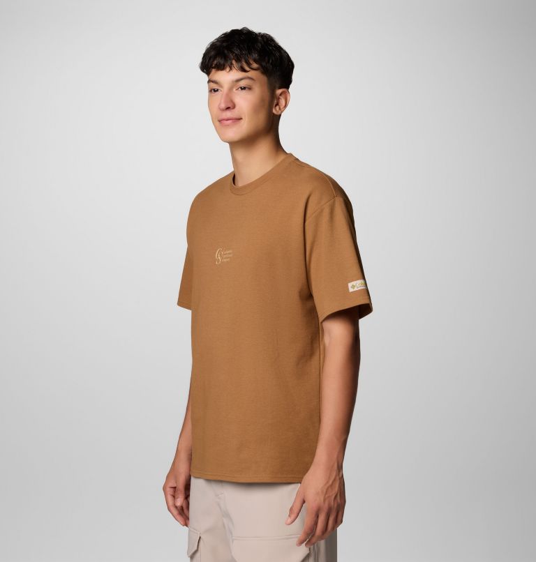 Unisex Wallowa Graphic T-Shirt, Color: Camel Brown, image 9