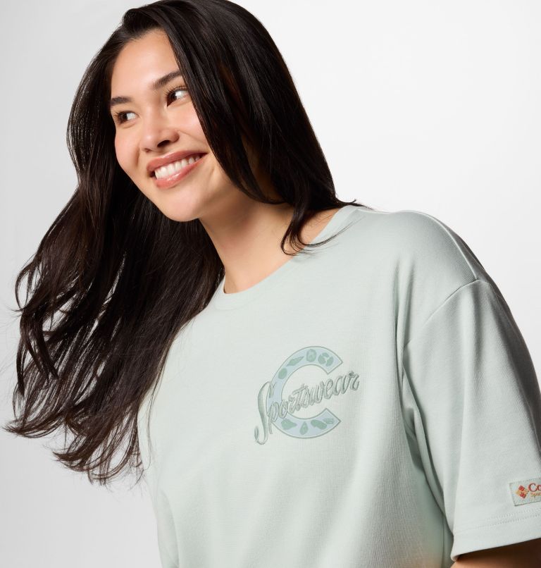 T-shirt stampata Wallowa unisex, Color: Cool Green, Seashells, image 6