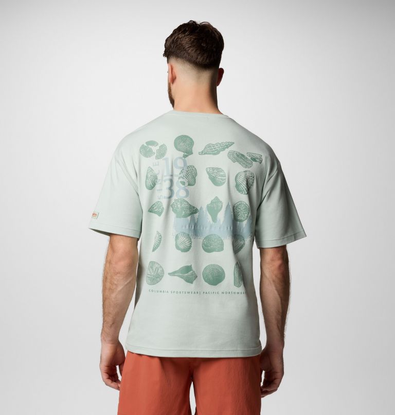 T-shirt stampata Wallowa unisex, Color: Cool Green, Seashells, image 9