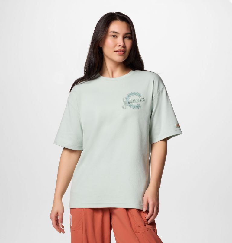 T-shirt stampata Wallowa unisex, Color: Cool Green, Seashells, image 2