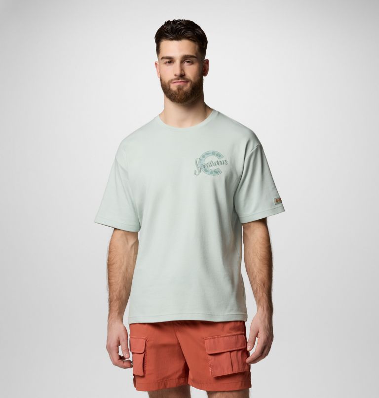T-shirt stampata Wallowa unisex, Color: Cool Green, Seashells, image 1