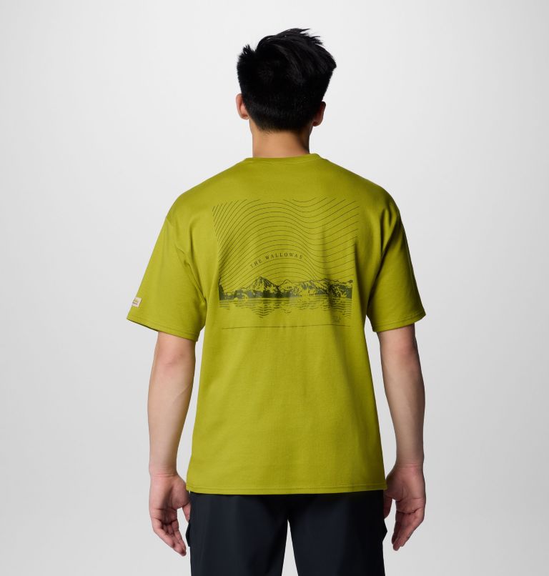 Unisex Wallowa Graphic T-Shirt, Color: Python Green, image 4