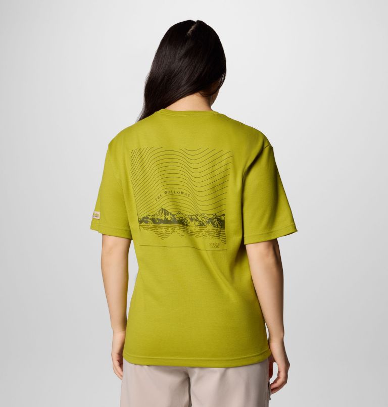 Unisex Wallowa Graphic T-Shirt, Color: Python Green, image 5
