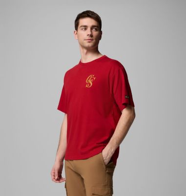 T-shirt stampata Wallowa unisex, Color: Red Dahlia Heritage Mini, image 4