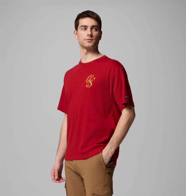 CSC Heritage Graphic T-Shirt, Color: Red Dahlia Heritage Mini, image 4