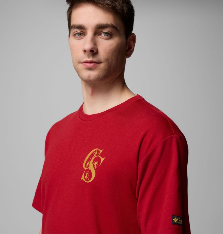 CSC Heritage Graphic T-Shirt, Color: Red Dahlia Heritage Mini, image 5