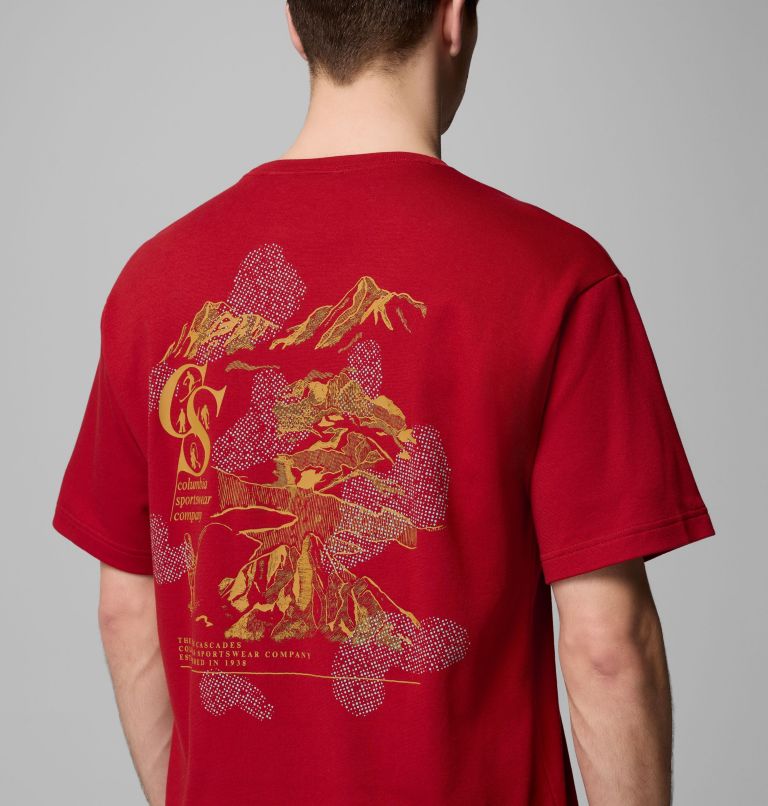 CSC Heritage Graphic T-Shirt, Color: Red Dahlia Heritage Mini, image 6