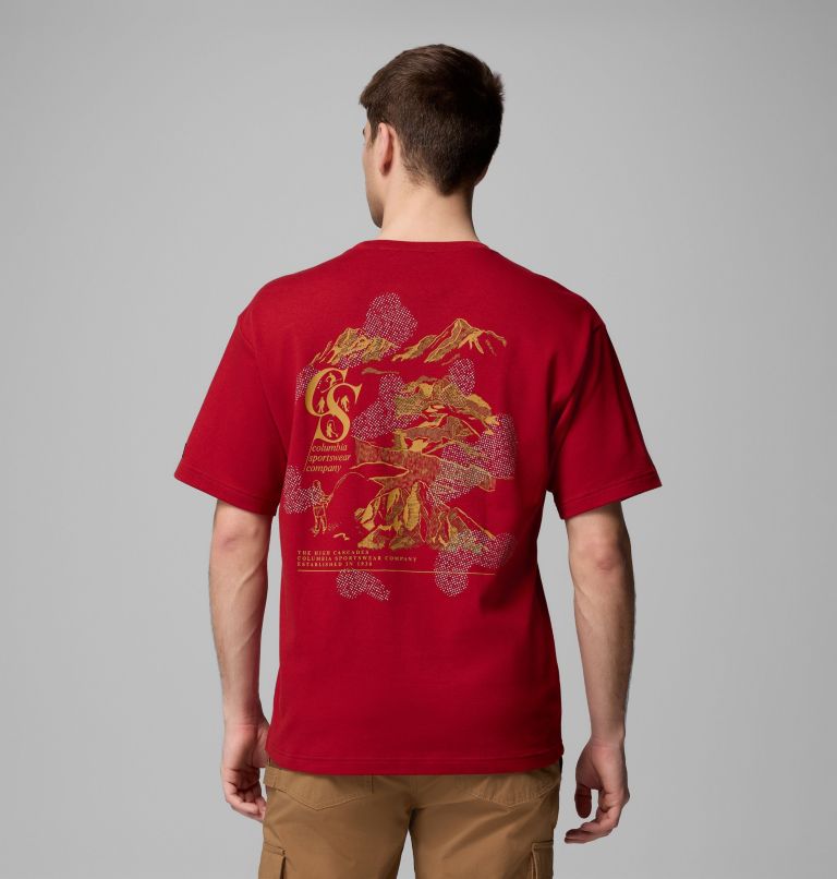 CSC Heritage Graphic T-Shirt, Color: Red Dahlia Heritage Mini, image 3