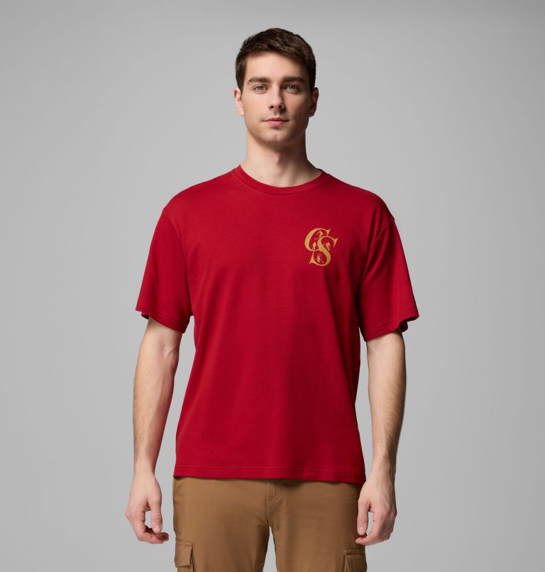 CSC Heritage Graphic T-Shirt, Color: Red Dahlia Heritage Mini, image 1