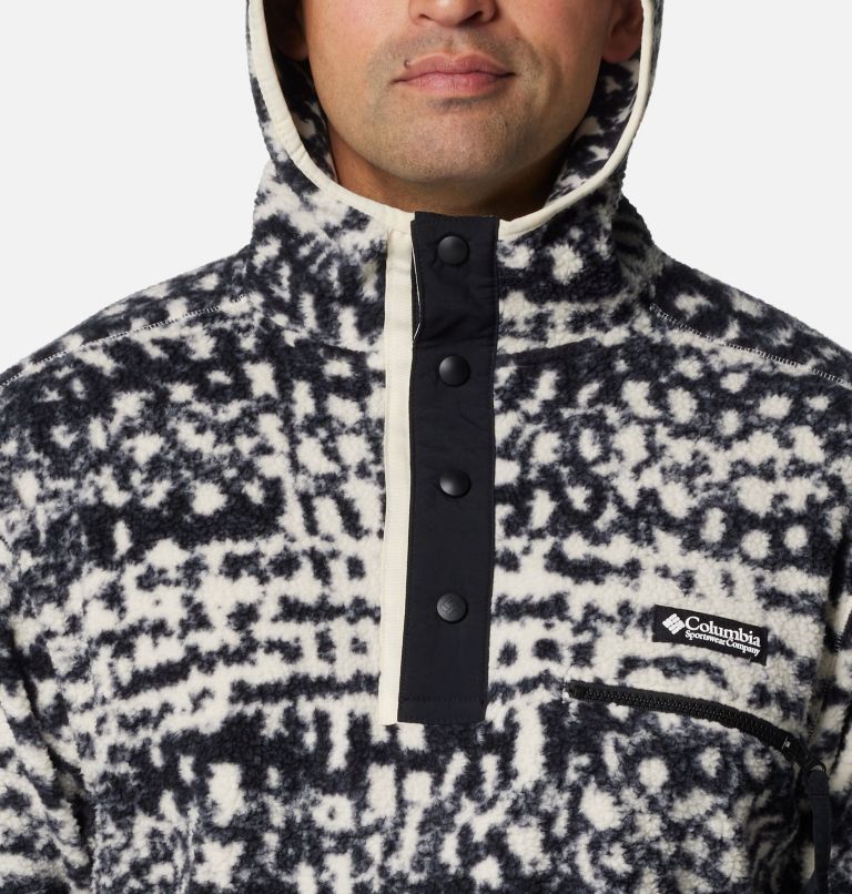 Men's Helvetia Hoodie, Color: Black Stippled Stripe, image 4