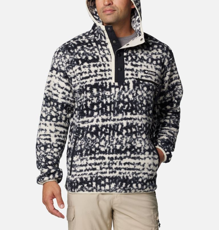 Men's Helvetia Hoodie, Color: Black Stippled Stripe, image 5