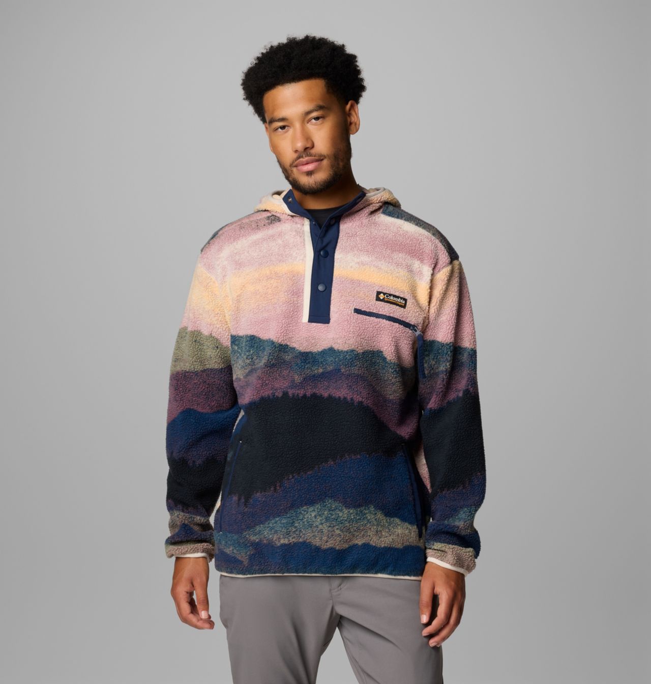 Men's Helvetia™ II Printed Fleece Hoodie 1