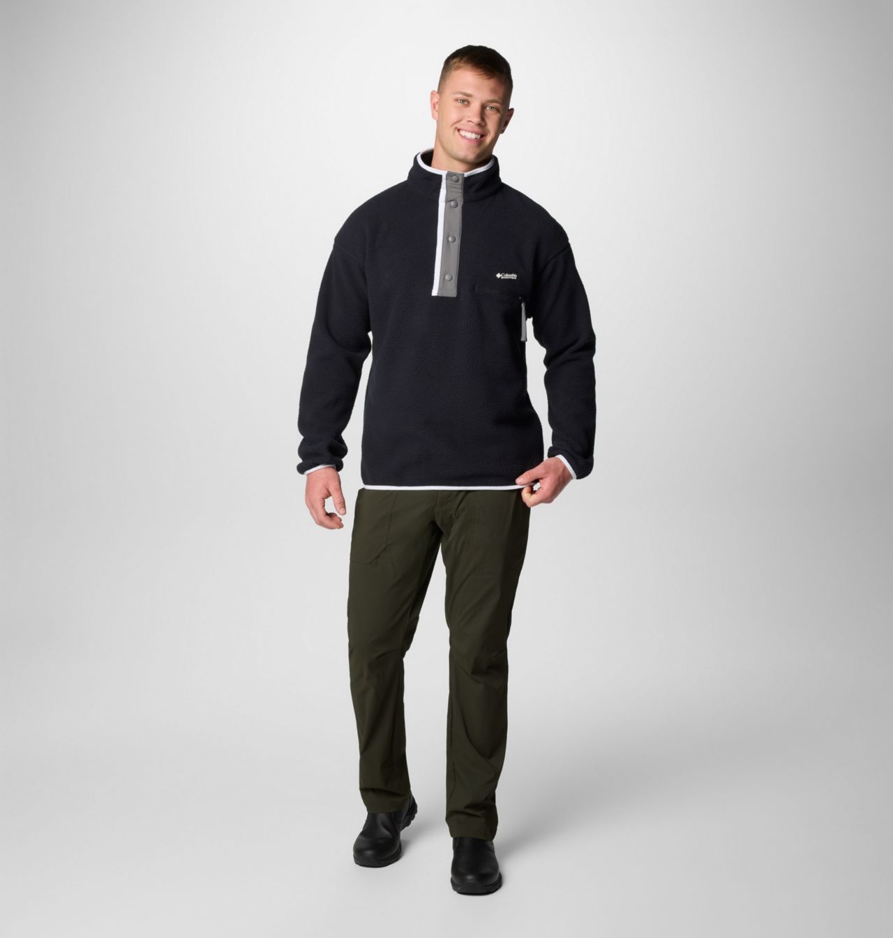 Men's Helvetia™ II Half Snap Fleece Pullover | 010 | XS 3