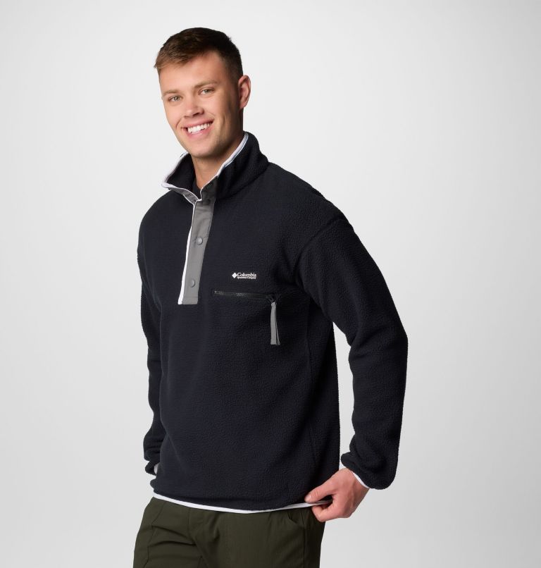 Helvetia Half Snap Fleece für Männer, Color: Black, image 4