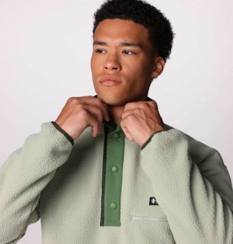 Men's Helvetia Streetwear Fleece, Color: Safari