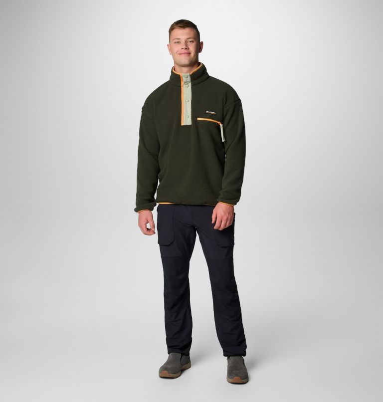 Men's Helvetia Streetwear Fleece, Color: Greenscape, image 3