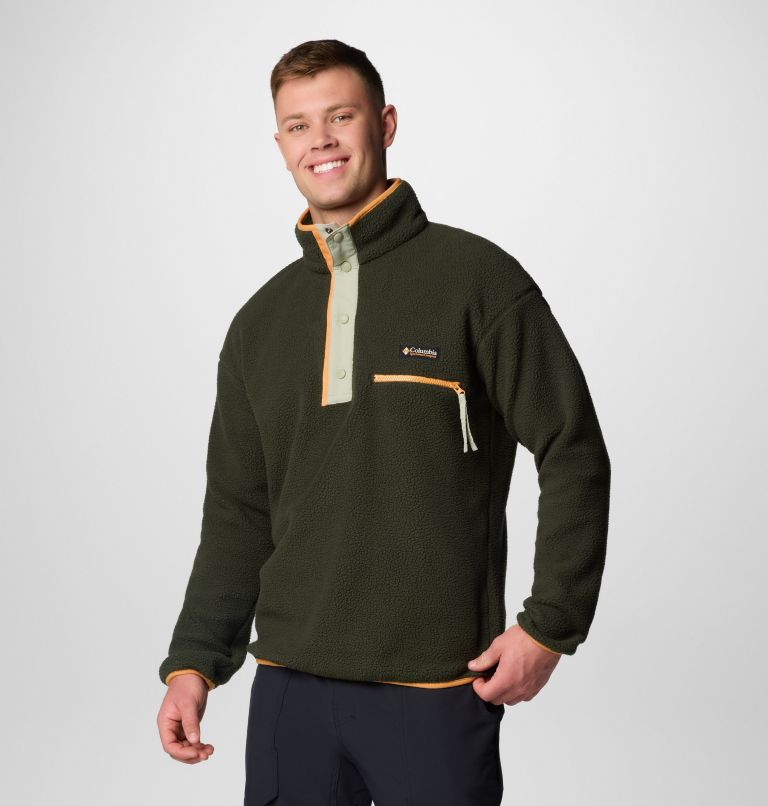 Men's Helvetia Streetwear Fleece, Color: Greenscape, image 4