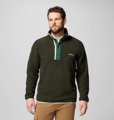 Men's Helvetia Streetwear Fleece, Color: Greenscape, image 7