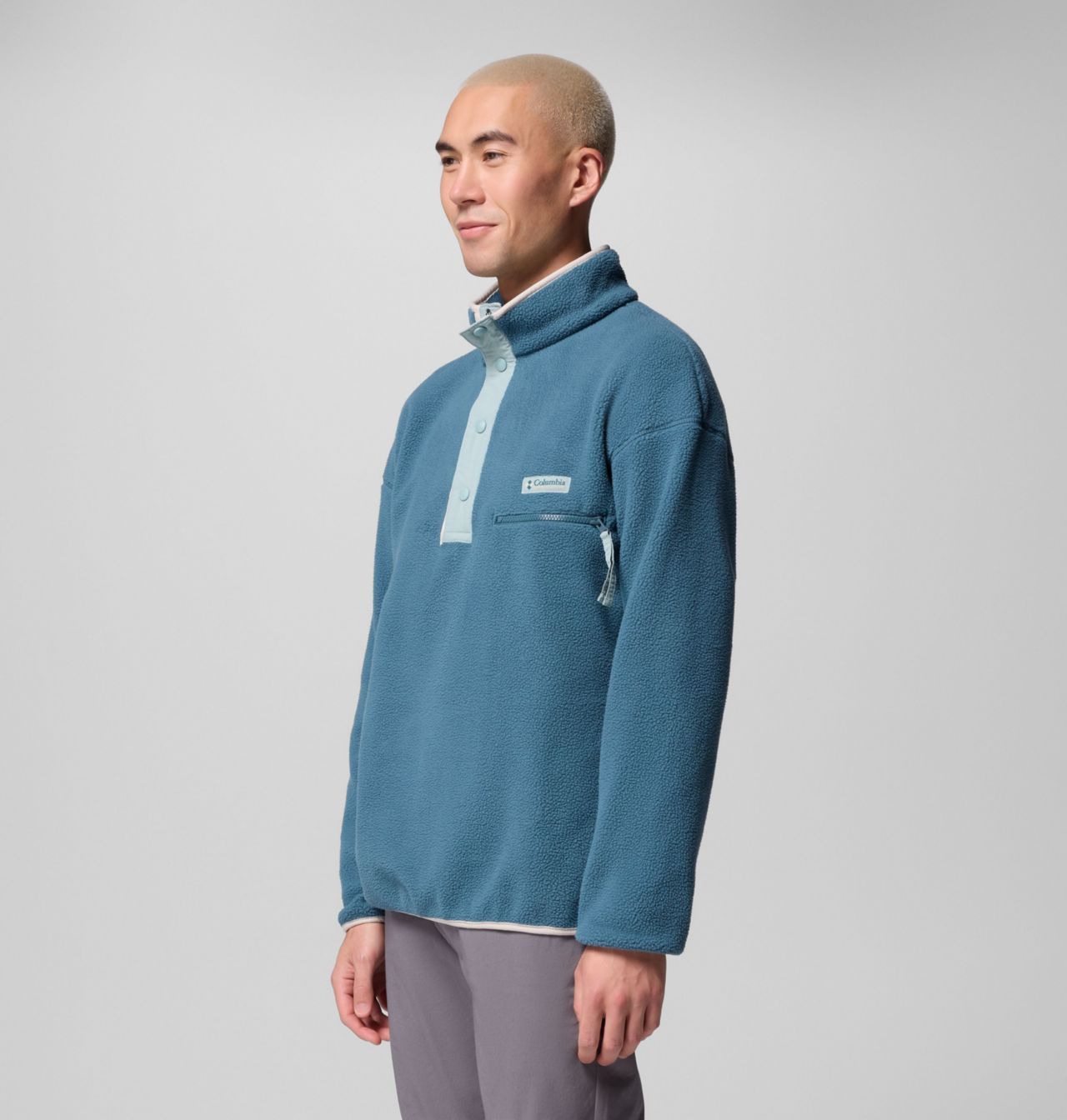 Chandail en laine polaire à demi-fermeture pressionnée Helvetia™ II pour enfants 4