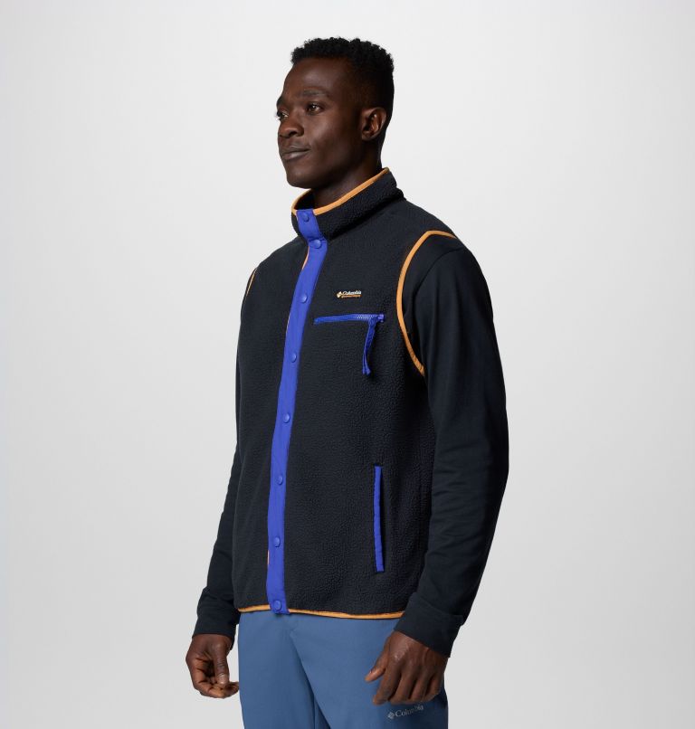 Men's Helvetia Fleece Vest, Color: Black, image 4