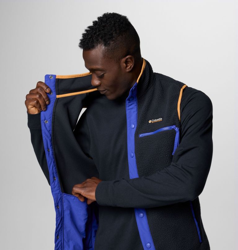 Men's Helvetia Fleece Vest, Color: Black, image 6