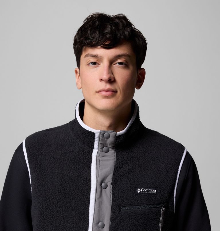 Men's Helvetia Fleece Vest, Color: Black, image 6