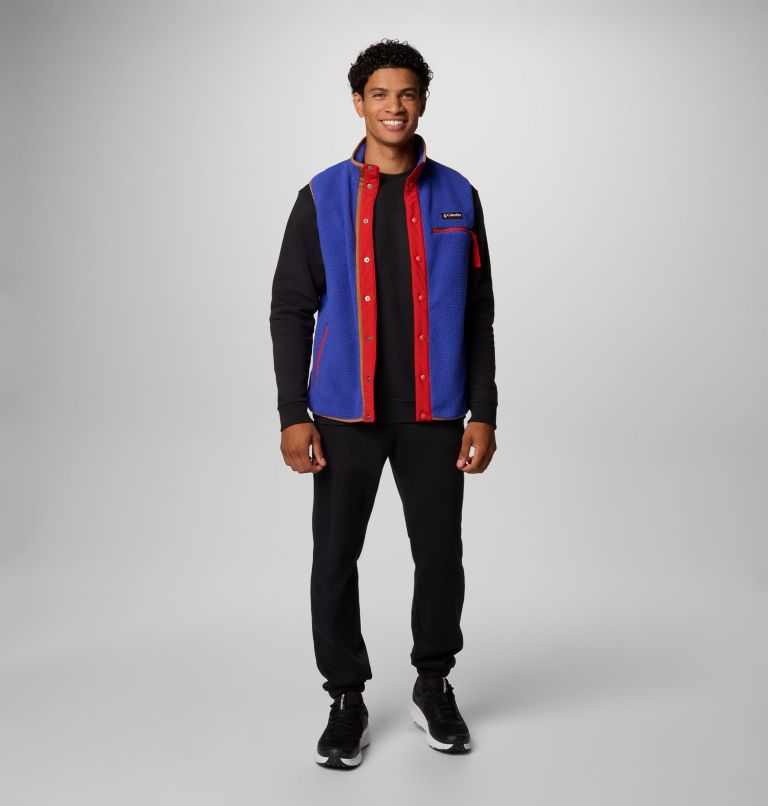 Men's Helvetia II Vest, Color: Clematis Blue, image 3