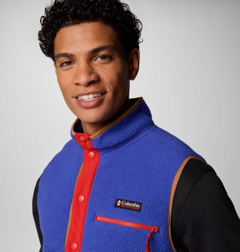Men's Helvetia II Vest, Color: Clematis Blue, image 5