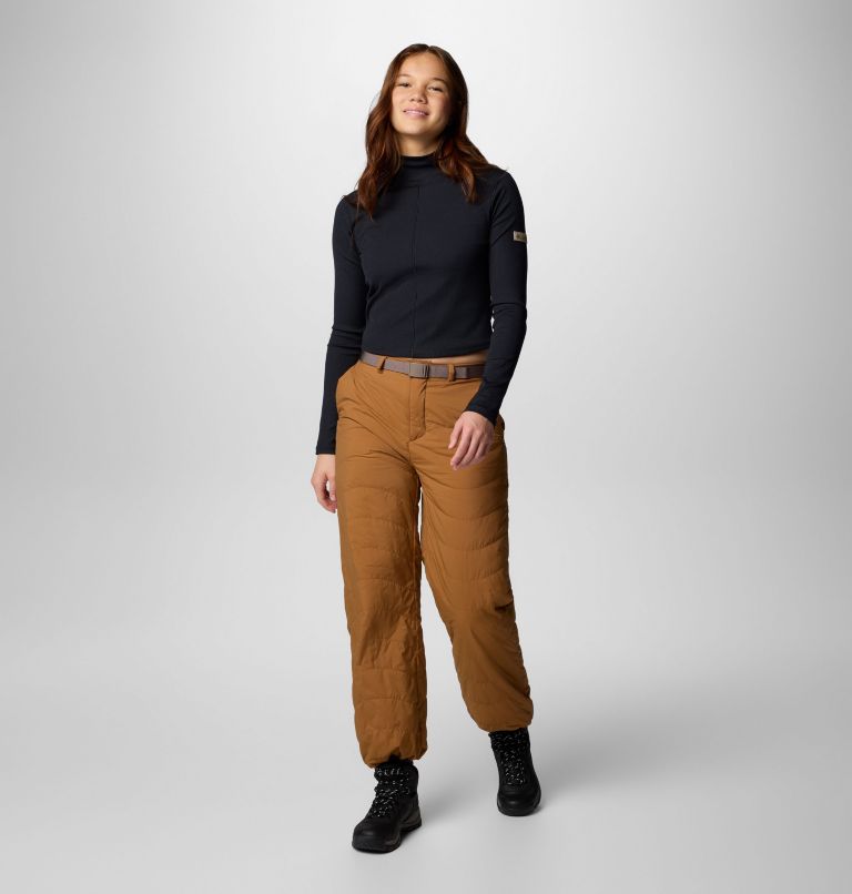 Women's Wallowa Cropped Long Sleeve Shirt, Color: Black, image 3