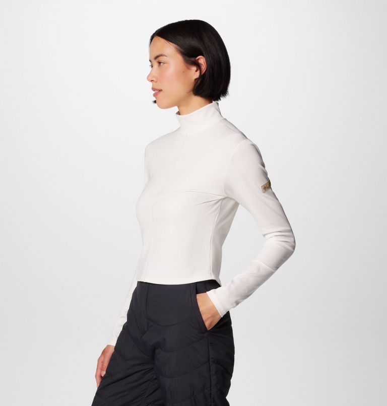 Maglia corta a manica lunga Wallowa da donna, Color: Sea Salt, image 4