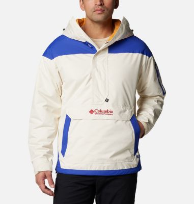 Challenger II Anorak für Männer, Color: Chalk, Clematis Blue, image 13