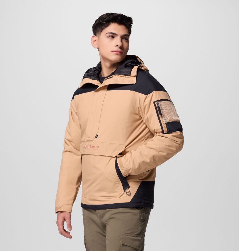 Men's Challenger II Pullover Anorak, Color: Canoe, Black, image 4