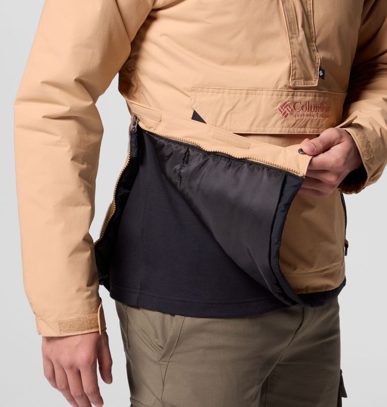 Men's Challenger II Pullover Anorak, Color: Canoe, Black, image 5