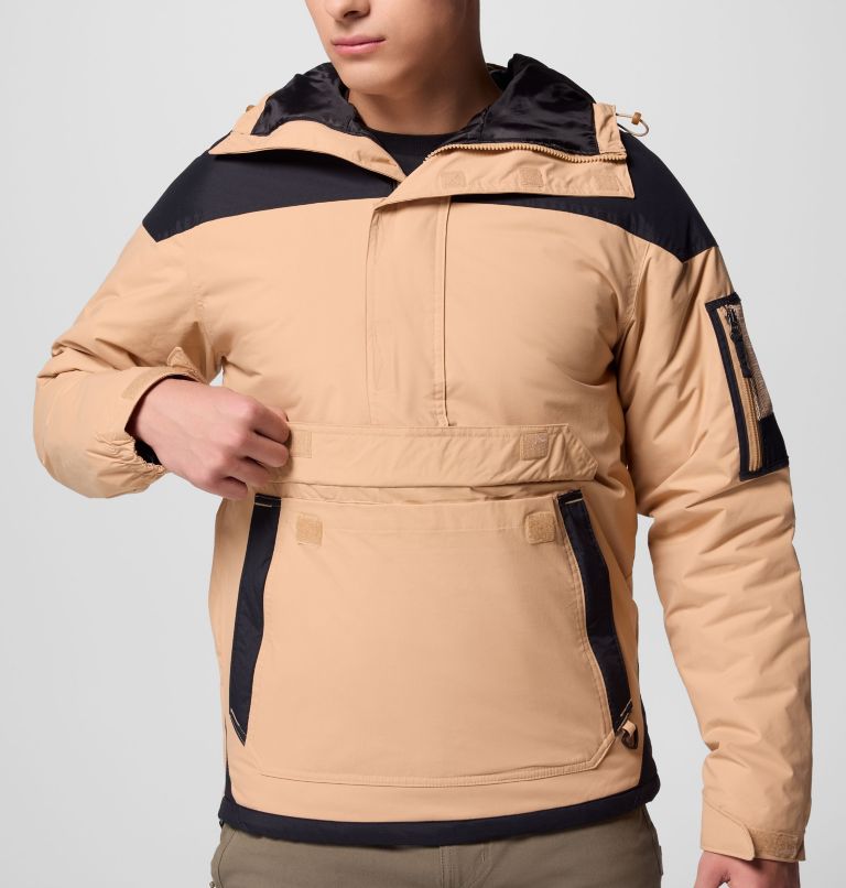 Men's Challenger II Pullover Anorak, Color: Canoe, Black, image 8