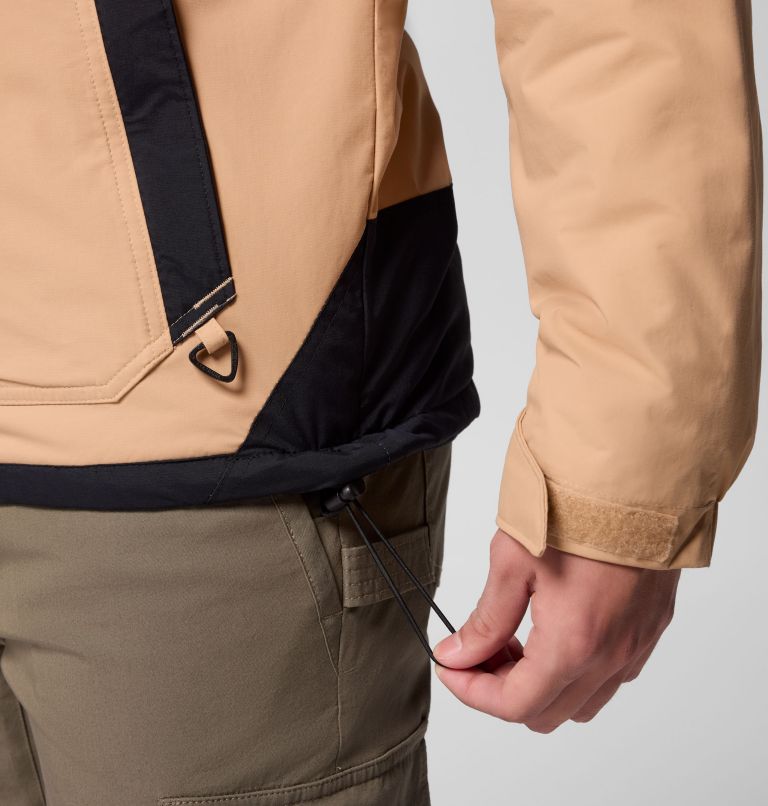 Men's Challenger II Pullover Anorak, Color: Canoe, Black, image 9