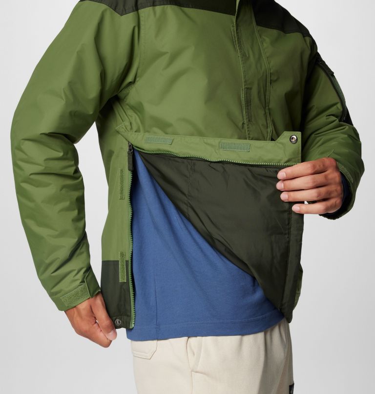 Mens insulated pullover jacket online