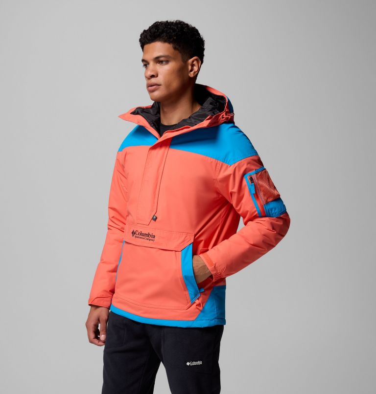 Men's Challenger II Insulated Pullover, Color: Zing, Compass Blue, image 4