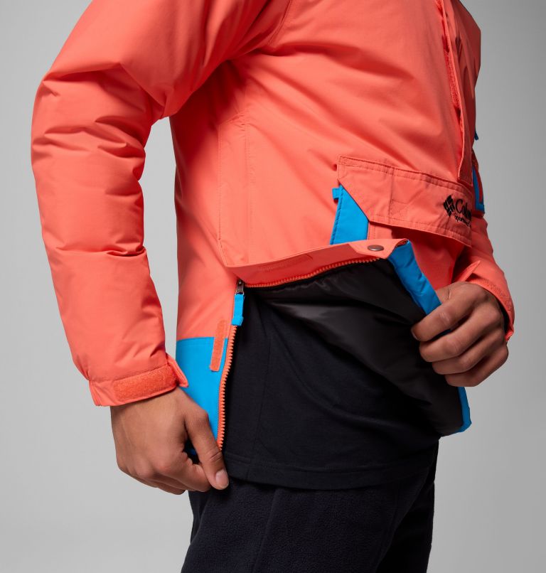 Men's Challenger II Insulated Pullover, Color: Zing, Compass Blue, image 5