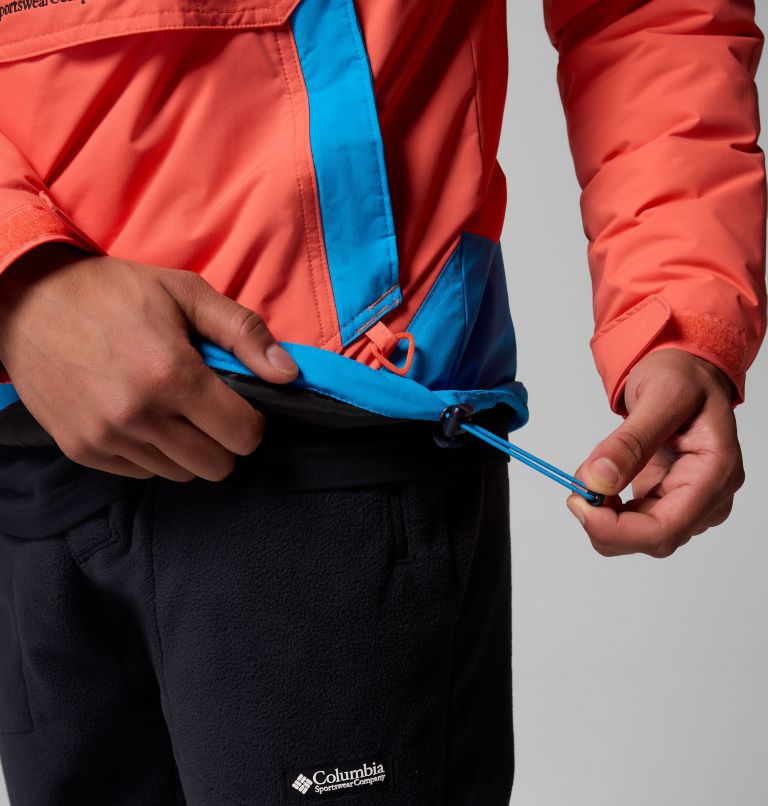 Men's Challenger II Insulated Pullover, Color: Zing, Compass Blue, image 9