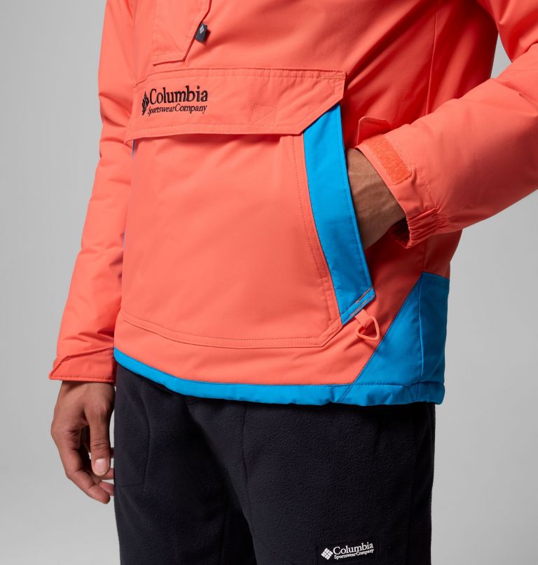 Men's Challenger II Insulated Pullover, Color: Zing, Compass Blue, image 11