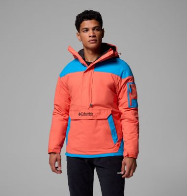 Men's Challenger II Insulated Pullover, Color: Zing, Compass Blue, image 3