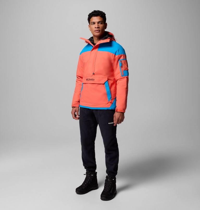 Men's Challenger II Insulated Pullover, Color: Zing, Compass Blue, image 2