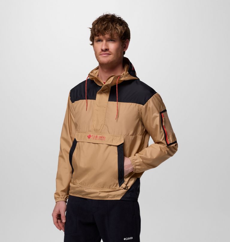 Men's Challenger II Windbreaker, Color: Canoe, Black, image 4