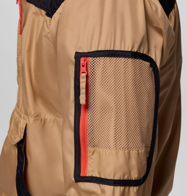 Men's Challenger II Windbreaker, Color: Canoe, Black, image 6