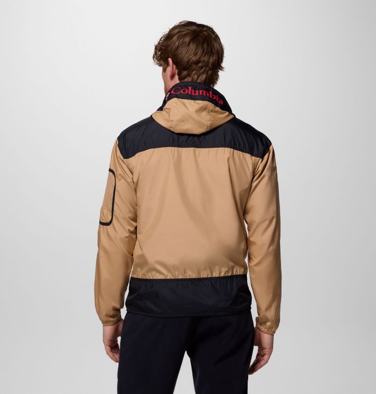 Men's Challenger II Windbreaker, Color: Canoe, Black, image 3